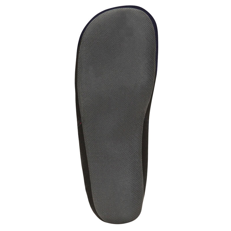 Neoprensocken Surfen/Bodyboarden halbhoch 2 mm - BB100 schwarz