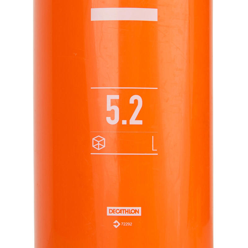 Pumpe Kajak Doppelhub 8 PSI 2 × 2,6 L - orange