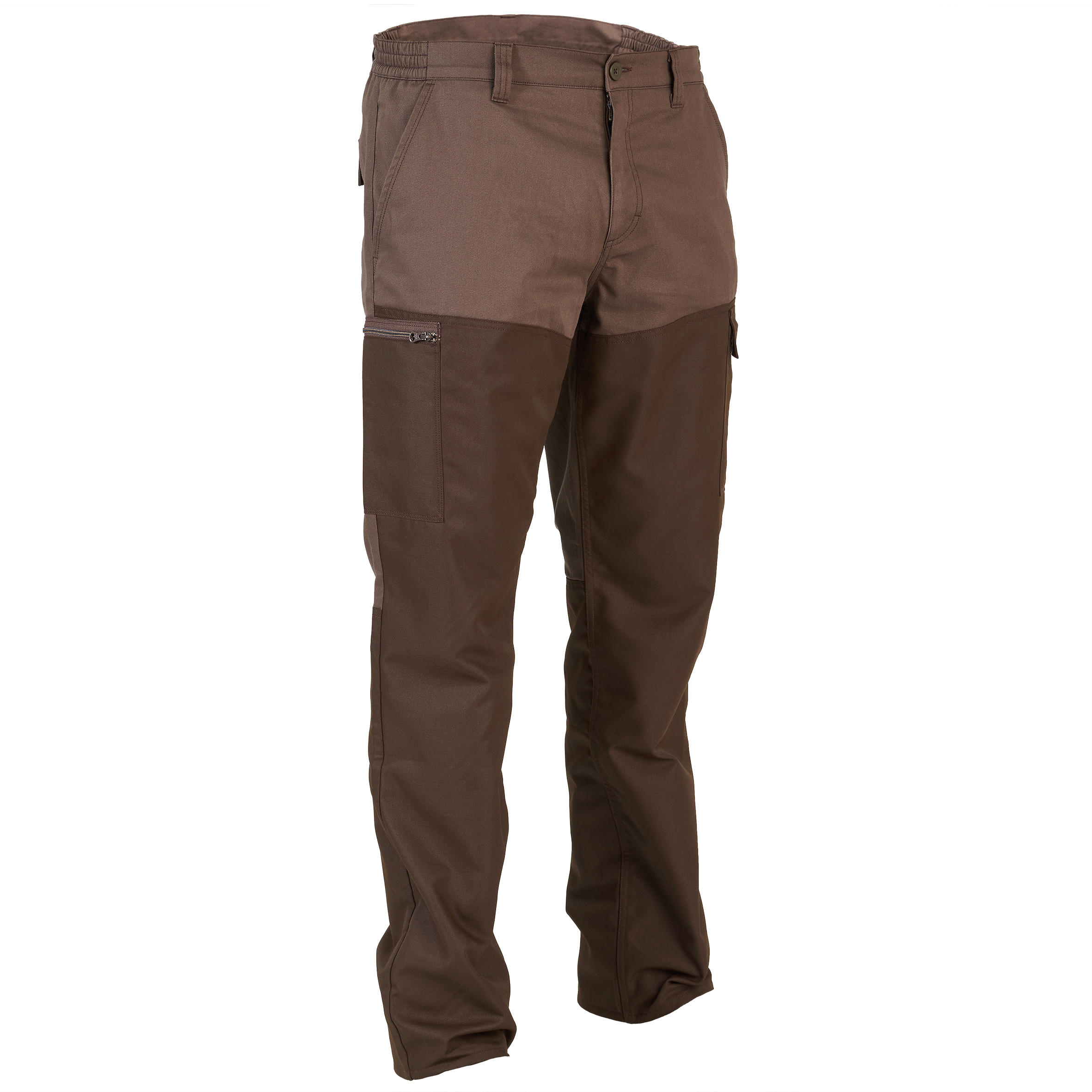 Pantalon 100 cu întărituri maro Bărbați