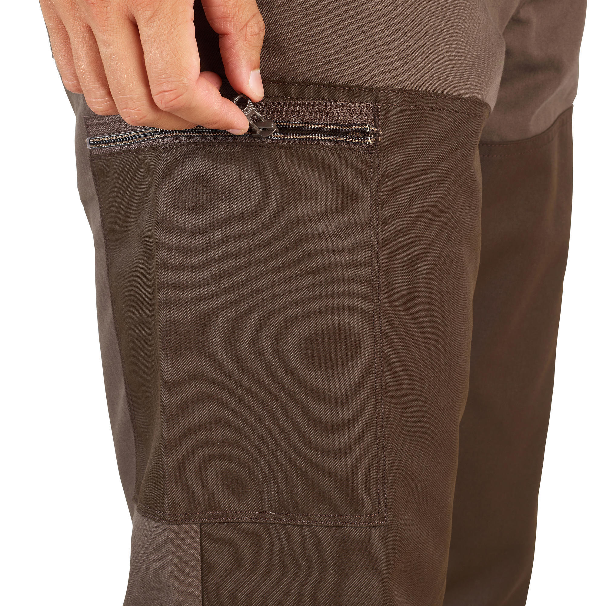 Reinforced hunting pants Brown 100