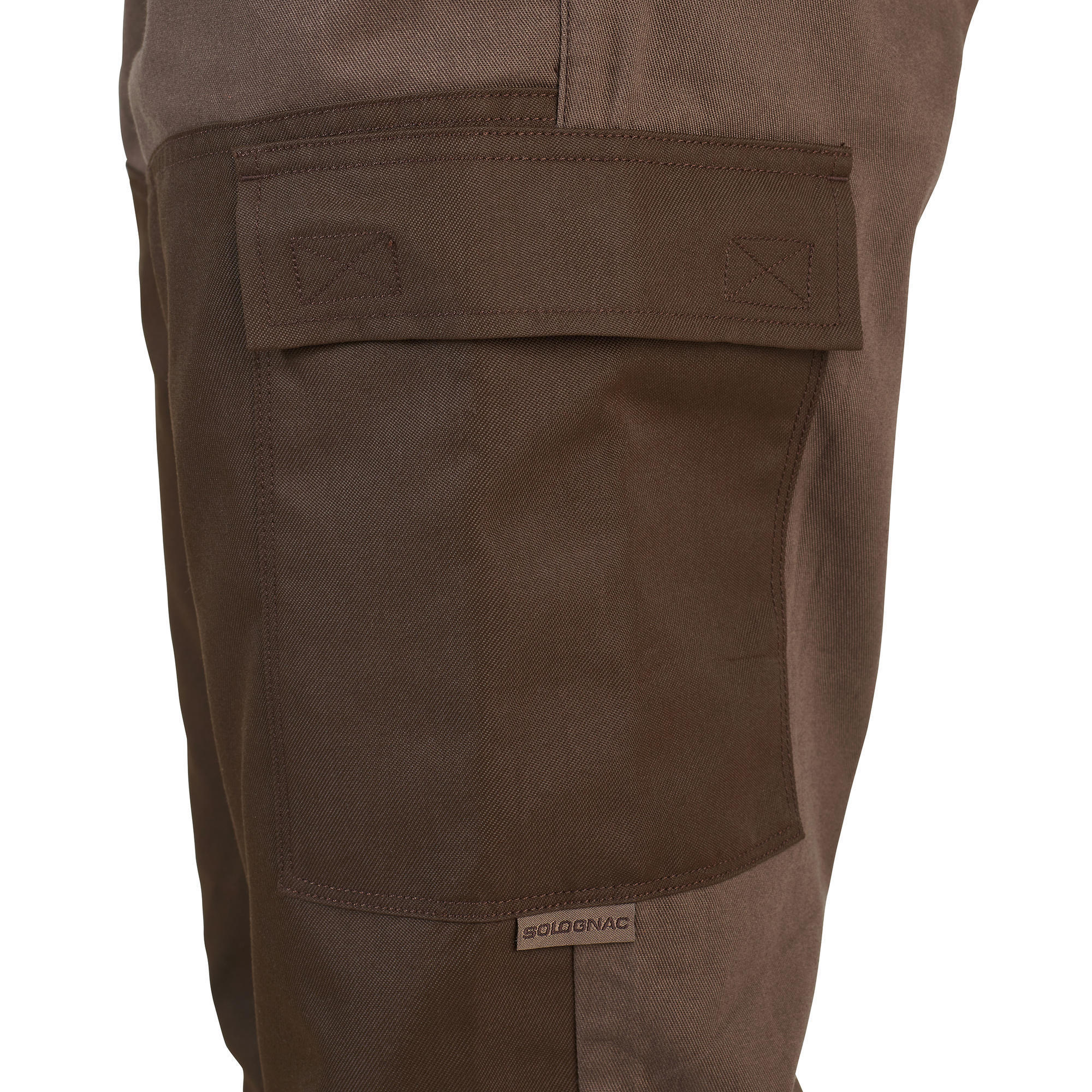 Reinforced hunting pants Brown 100