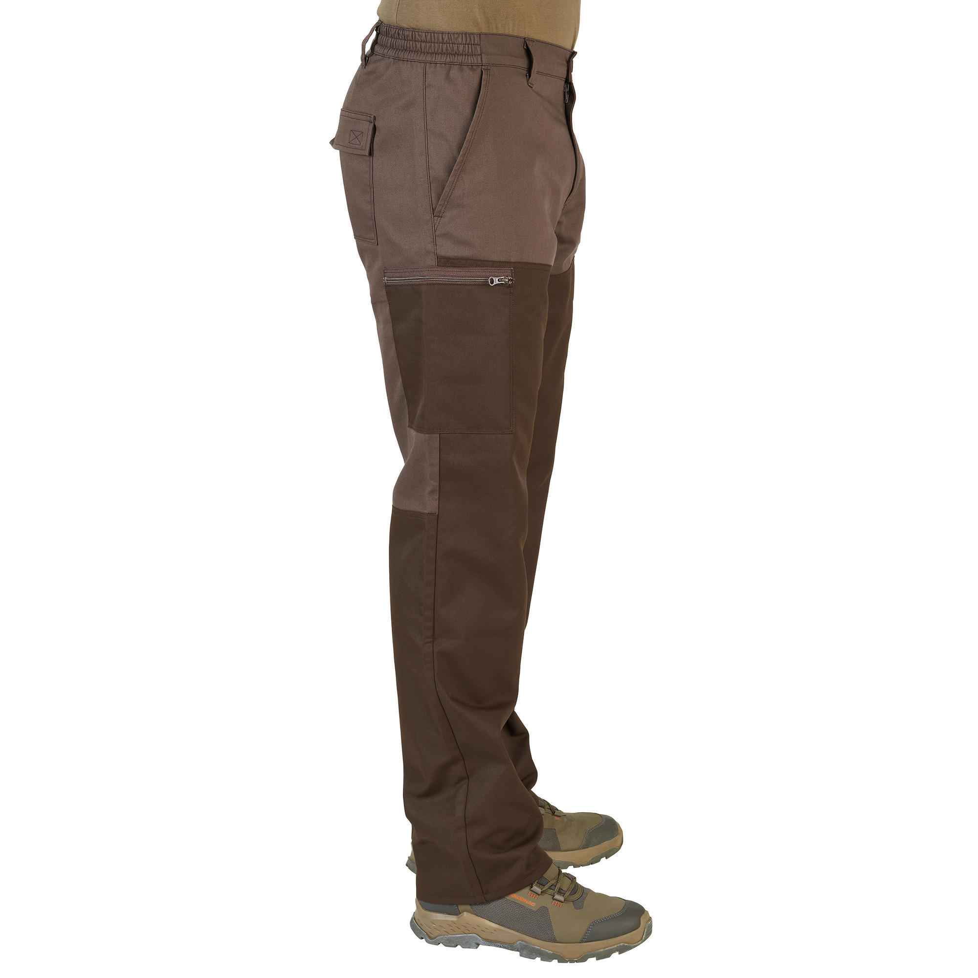 Reinforced hunting pants Brown 100