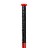 Bate Béisbol Aluminio Kipsta BA550 32'' 34'' Rojo Negro