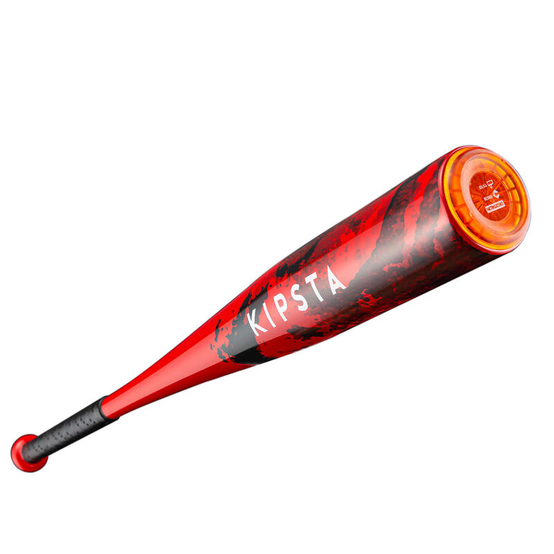 Bate Béisbol Aluminio Kipsta BA550 32'' 34'' Rojo Negro