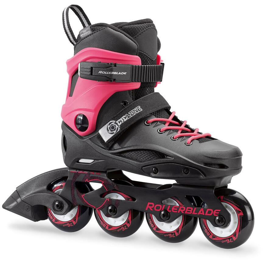 Patines Niños Rollerblade Cyclone G Negro Rosa Rollerblade Decathlon