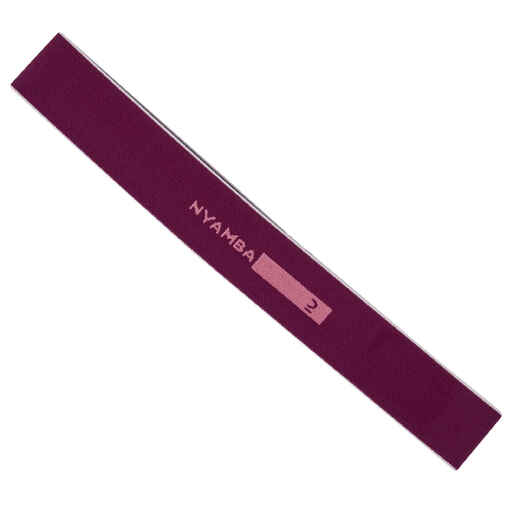 
      Mini-Elastikband Textil Widerstand 6 kg - bordeaux
  