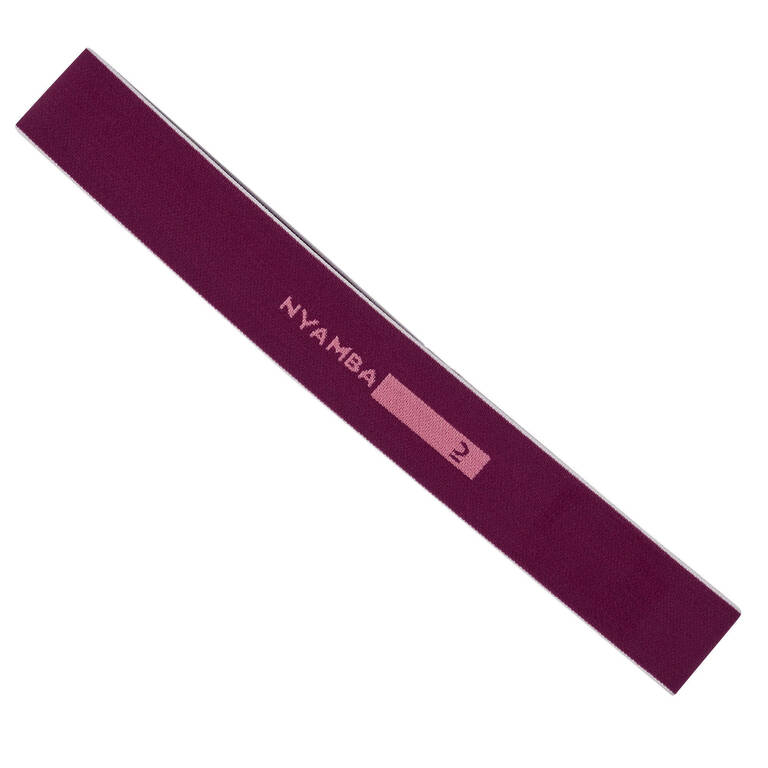 Fitness 6 kg Fabric Mini Resistance Band - Burgundy