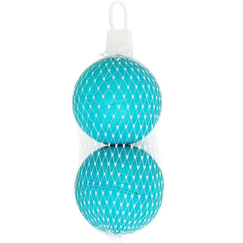 Soft Foam Balls One Wall SPB 100 TwinPack Blue Decathlon