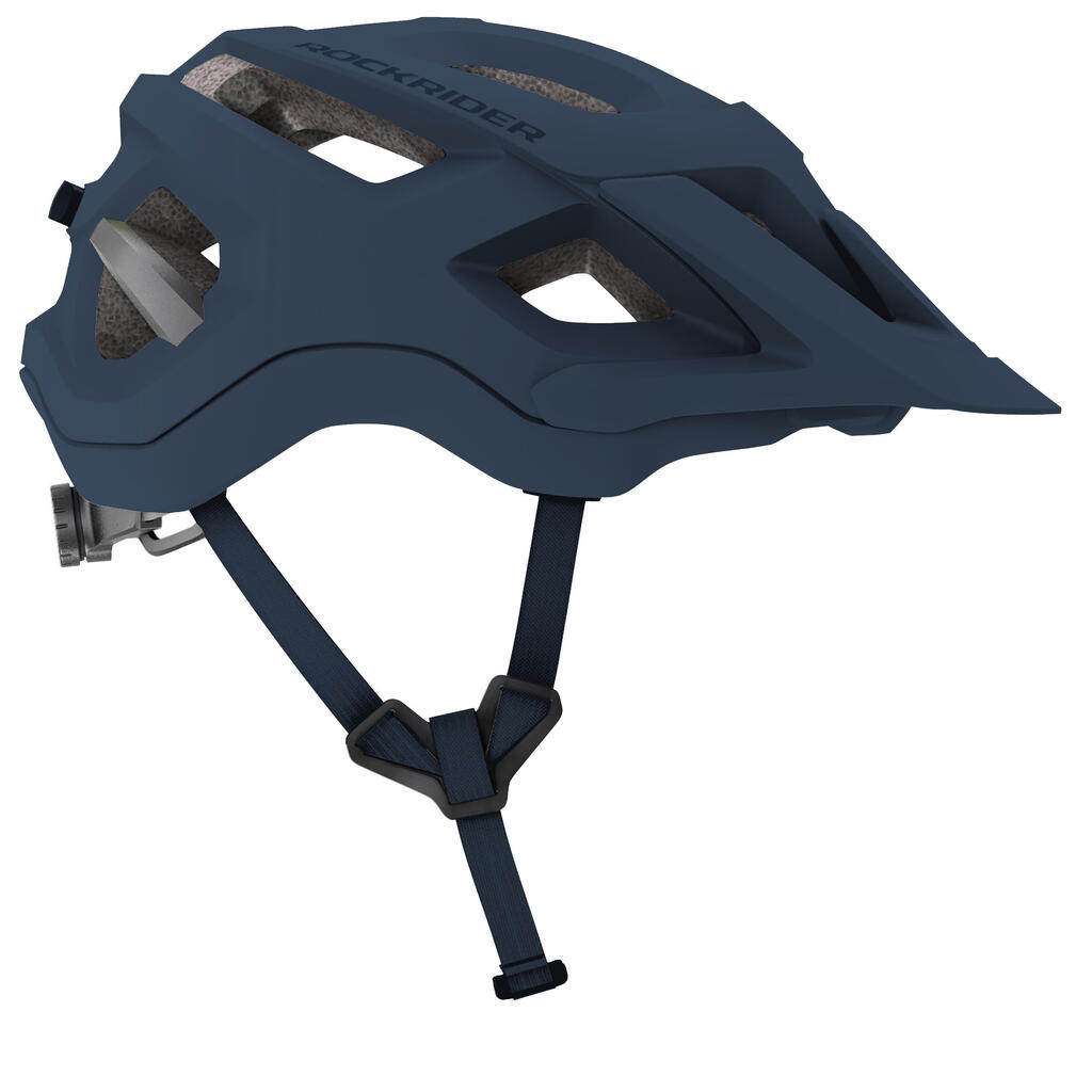 Casque velo vtt expl 500 bleu
