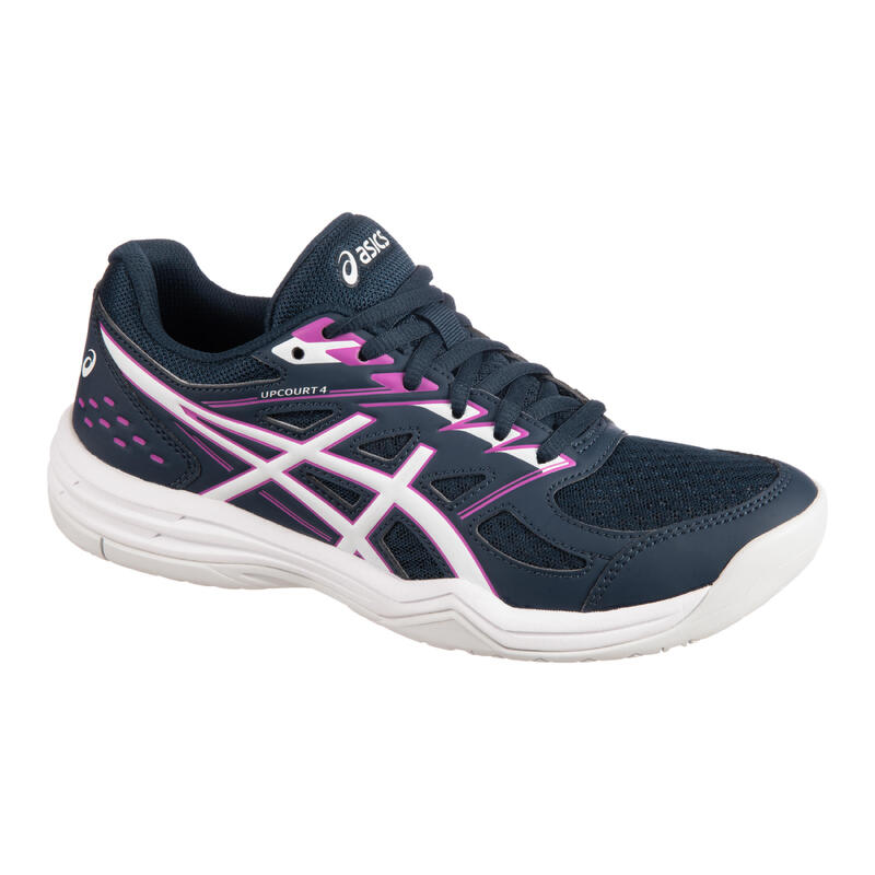 Chaussure de BADMINTON, SQUASH et SPORTS INDOORS UPCOURT 4 FRENCH BLUE