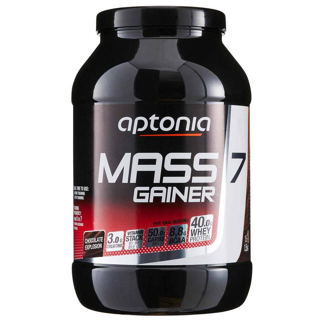 Muskuļu masas palielinātājs (geineris) “7”, 1,5 kg, ar šokolādes garšu