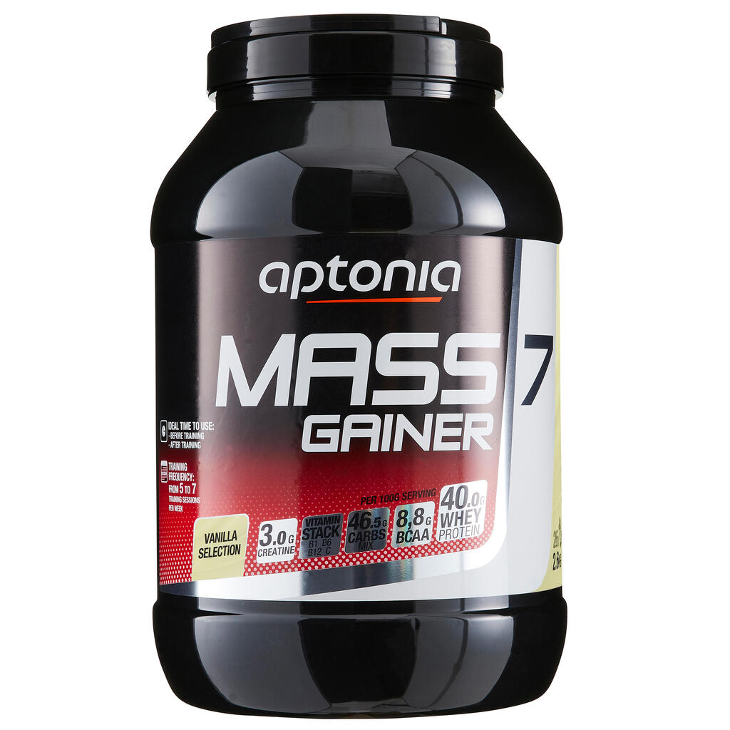 Muskuļu masas palielinātājs (geineris) “7”, 2,6 kg, ar vaniļas garšu
