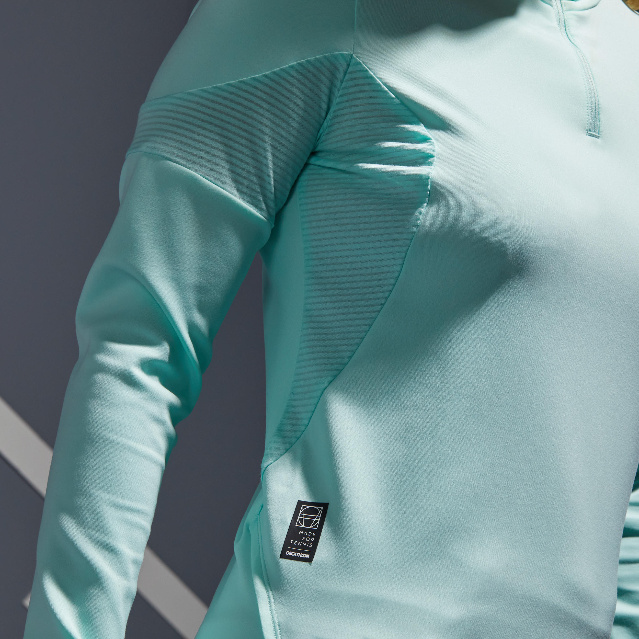 Women's Long-Sleeved Thermal Tennis T-Shirt TH 900 - Mint 8/8