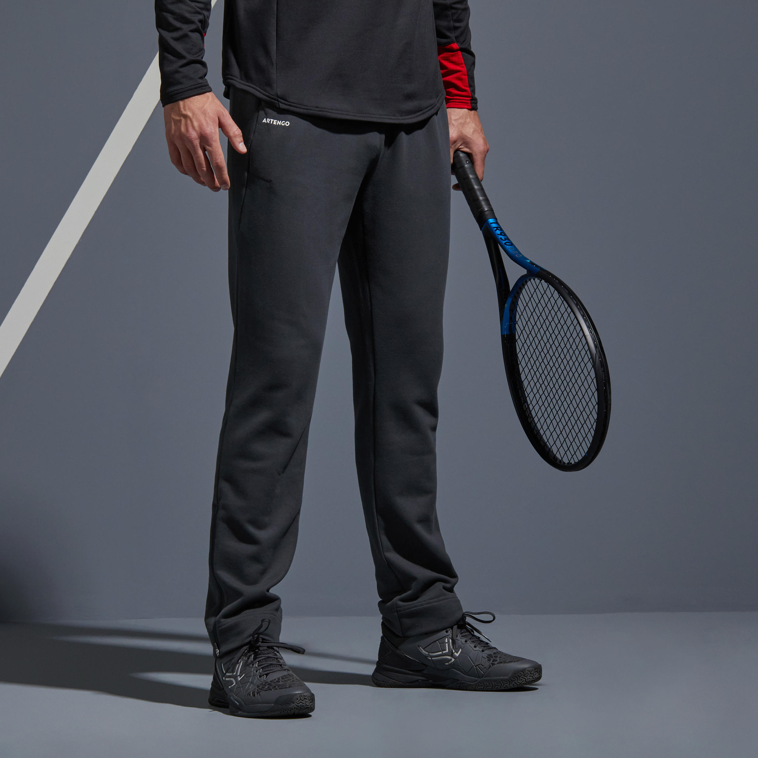 Men's Tennis Bottoms Thermic TPA 500 - Grey 1/5