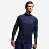 Men's Half-Zip Long-Sleeved Thermal Tennis Sweatshirt - Navy Blue