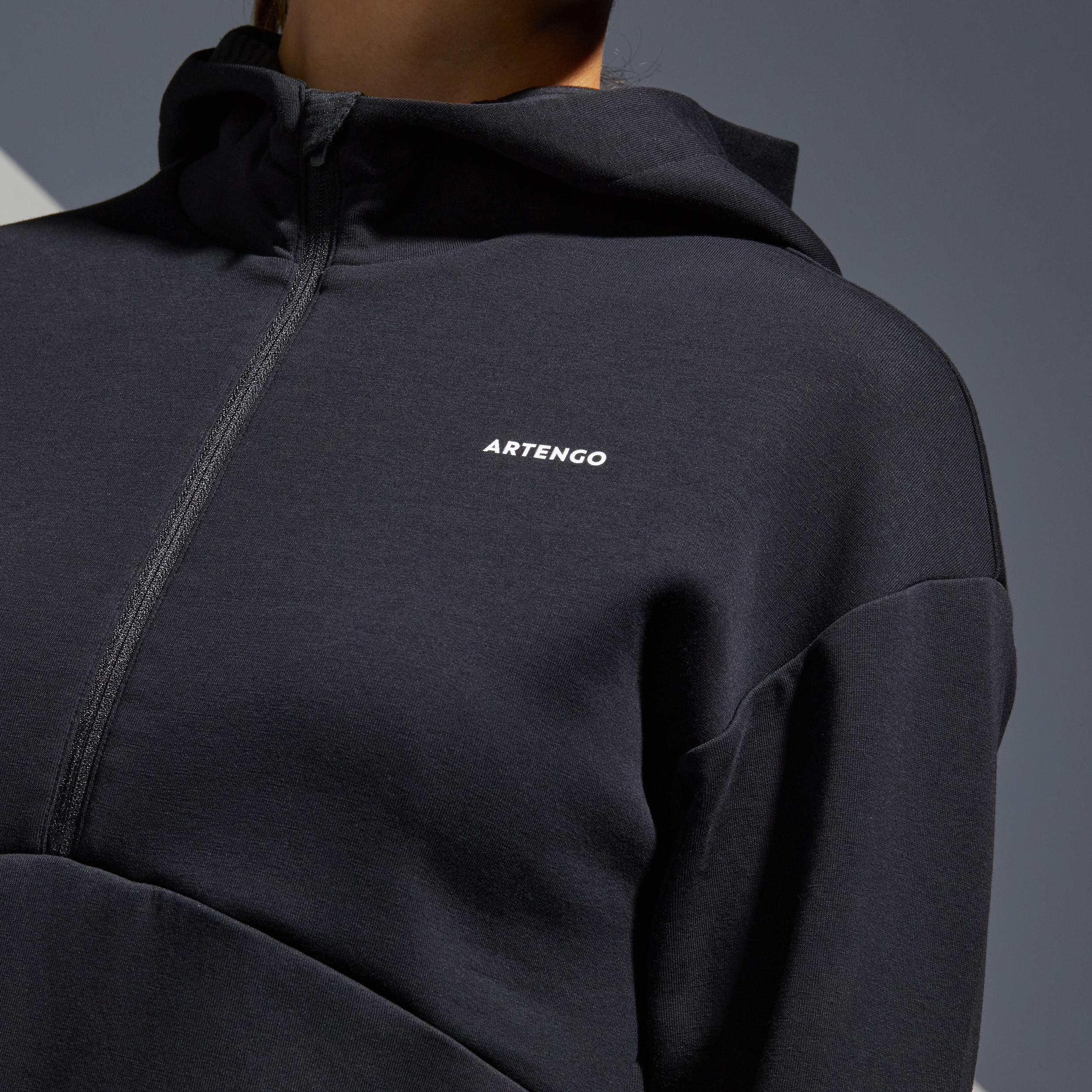 Sudadera de tenis mujer Artengo SW Dry 900 OFF  negro 6/12
