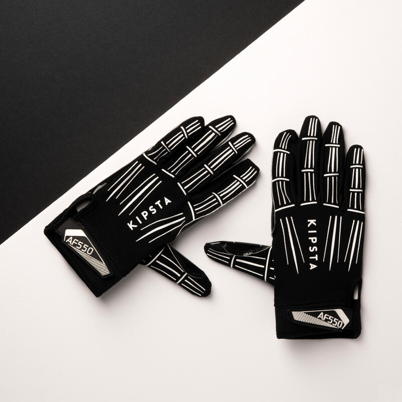 Gants de football américain Adulte - AF550GR noir