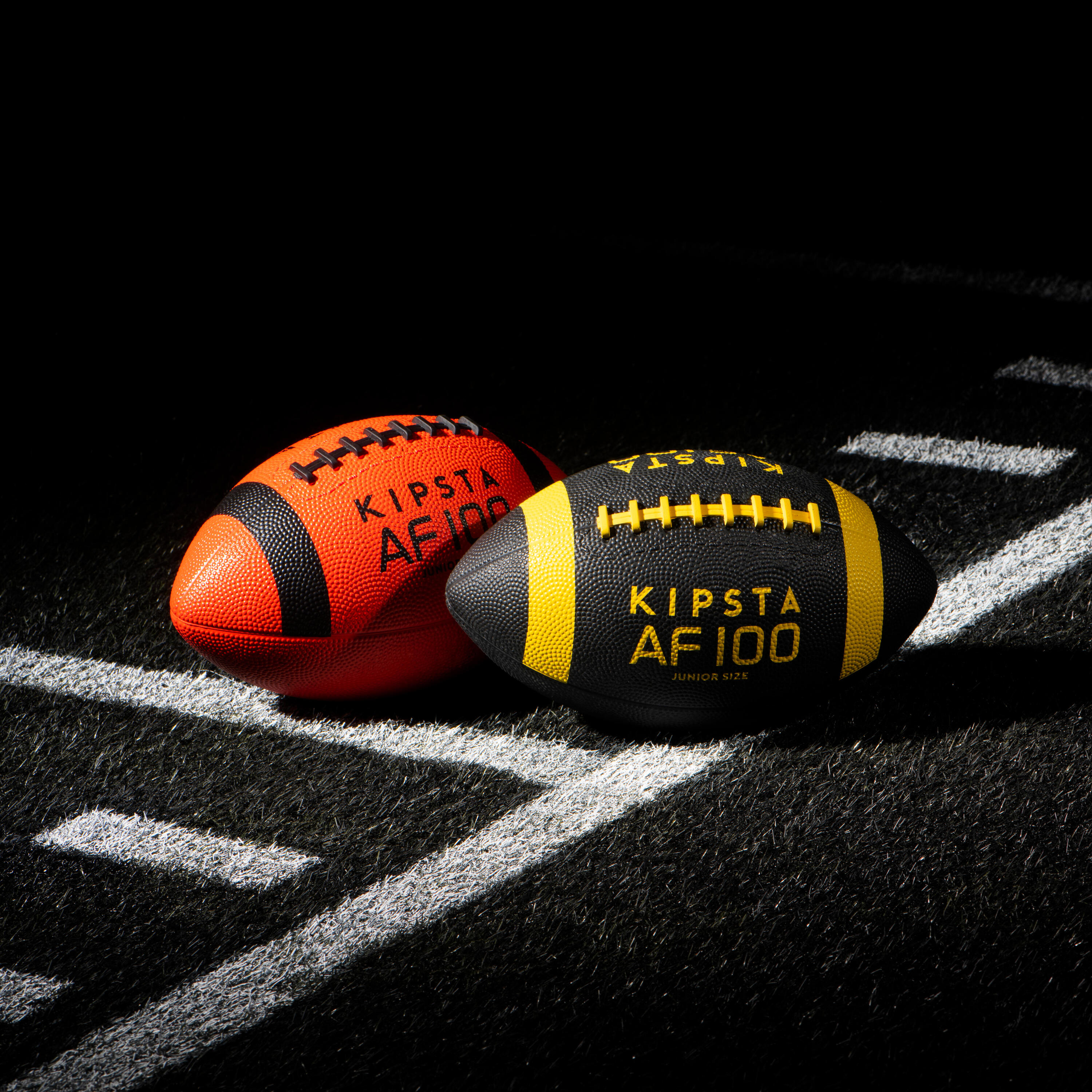 Kids' American Football - Black/Yellow 3/10