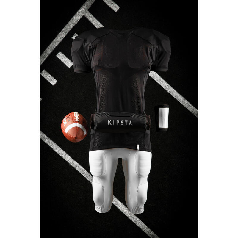 Camisola de Futebol Americano adulto AF 550 Preto