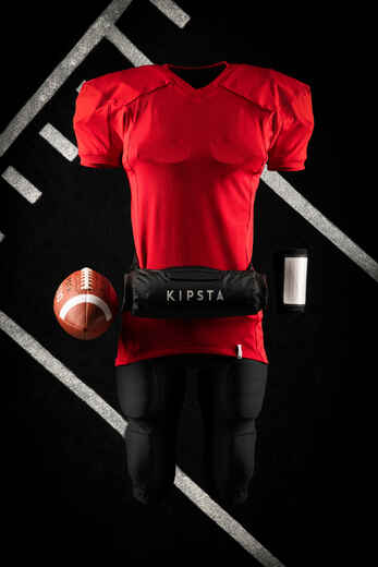 KIPSTA POLERA FÚTBOL AMERICANO ADULTO AF550SH ROJO
