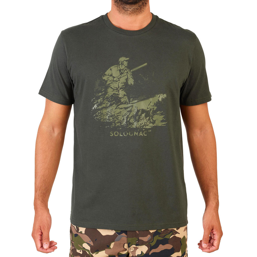 Jagd-T-Shirt 100 Schnepfe braun 