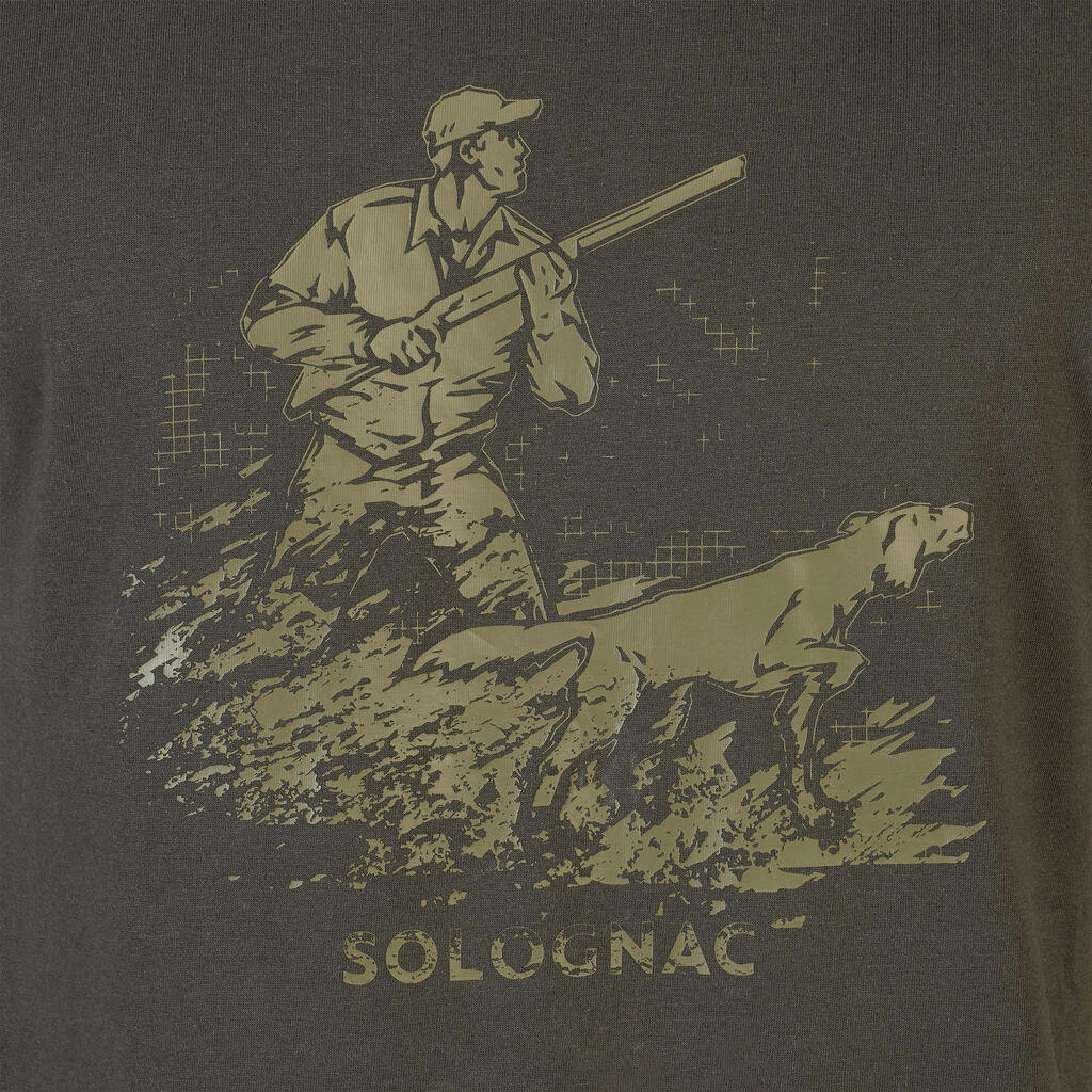 Jagd-T-Shirt 100 Schnepfe braun 