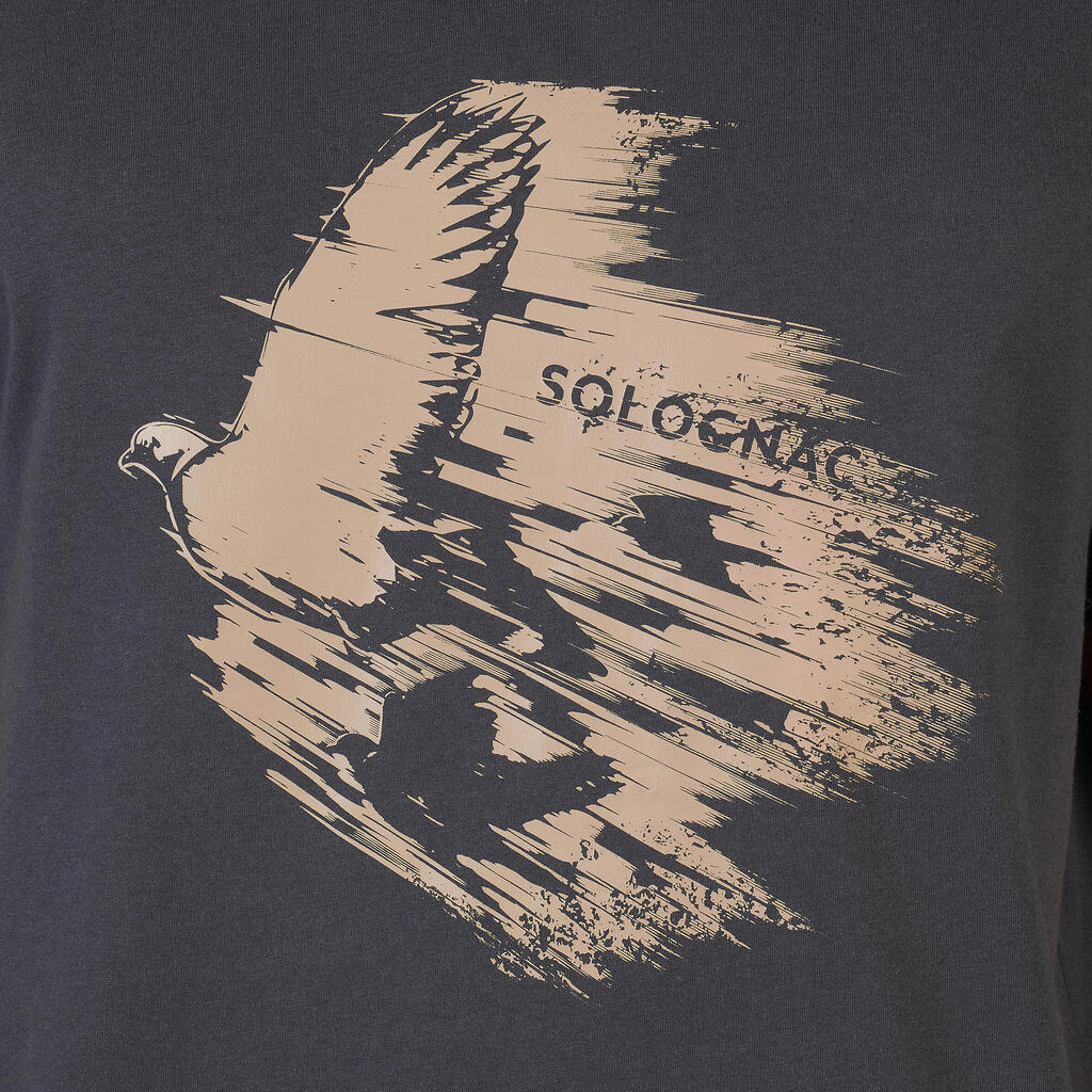 Jagd-T-Shirt 100 Schnepfe braun 