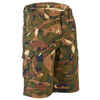 Jagdshorts 500 Camouflage Woodland V1 grün und braun 