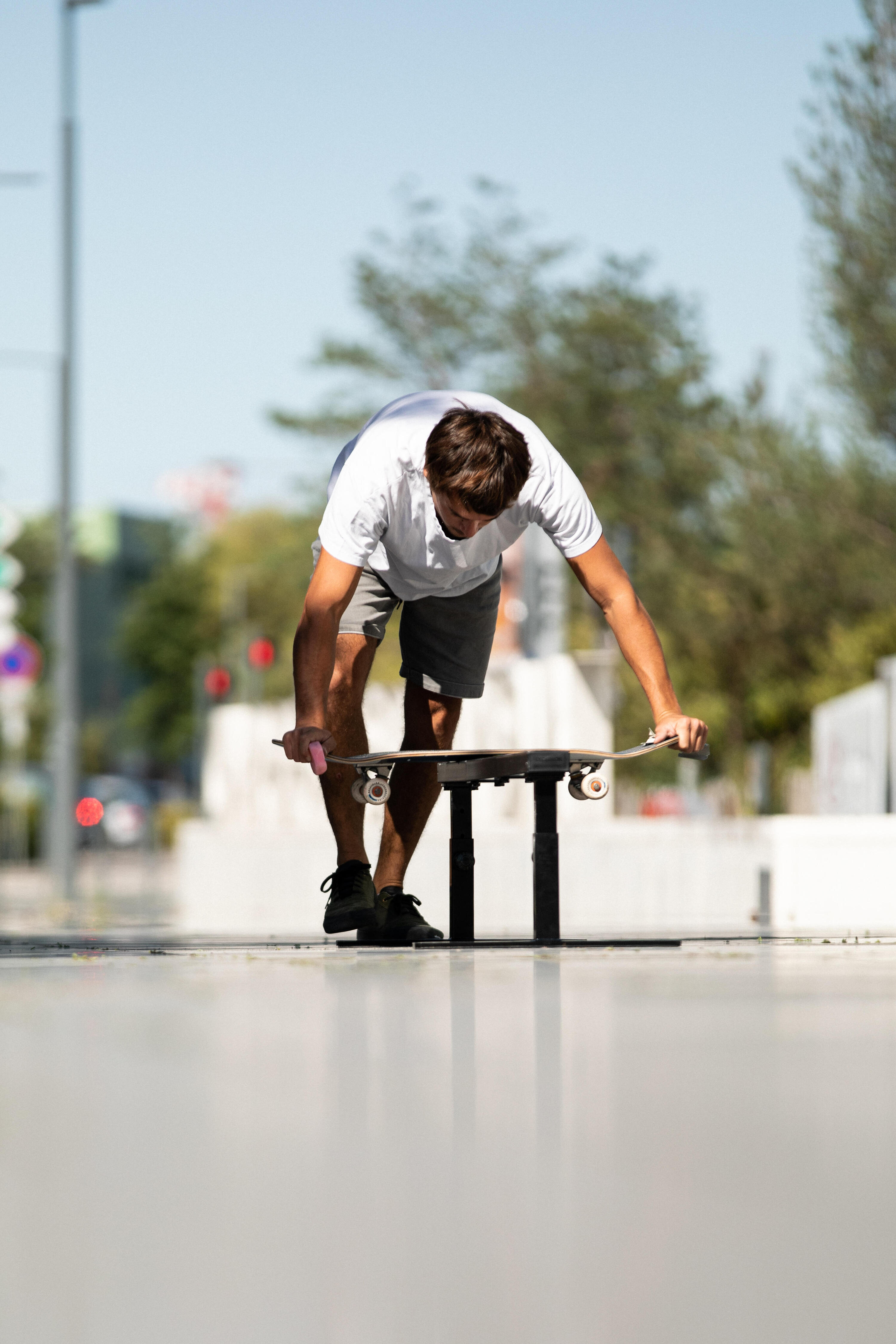 Segunda vida - Rail Skate Slide Grind Skate y Freestyle Negro Regulable Acopl... 19/24