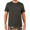 Men's Short-sleeved Cotton T-shirt - 100 dark green