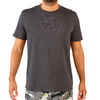 Short-sleeved hunting T-shirt 100  carbon grey