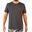 T-Shirt 100 Herren Baumwolle grau 