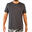 T-shirt manches courtes coton Homme - 100 carbon gris