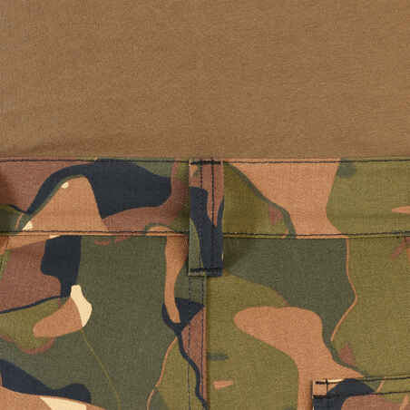 Jagdhose Steppe 300 Camouflage grün/braun 