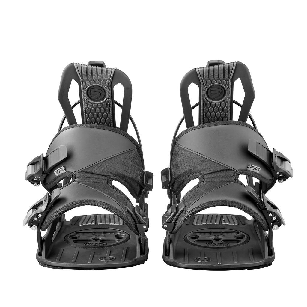 Men's and Women's All-Mountain Quick-Release Snowboard Bindings-NEXUS Black 