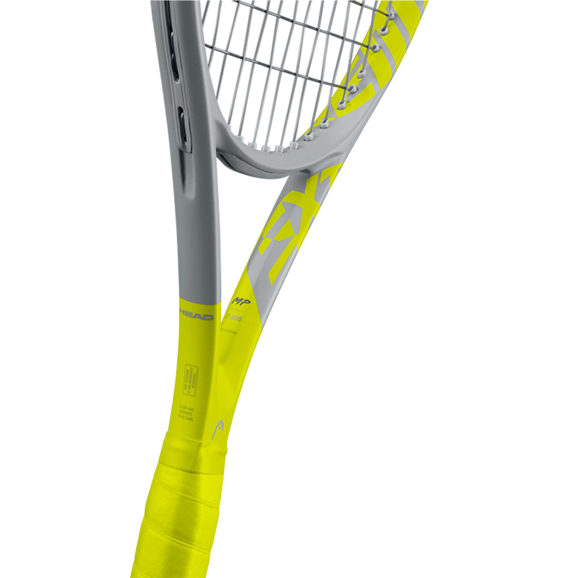 Adult Tennis Racket Graphene 360+ Extreme MP 300g - Grey/Yellow 4/6