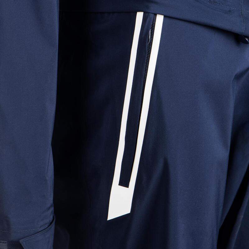 Pantalón Golf RW500 Niños Azul Marino Lluvia Impermeable