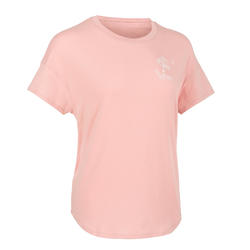 Women's Regular-Fit T-Shirt - Pink Print