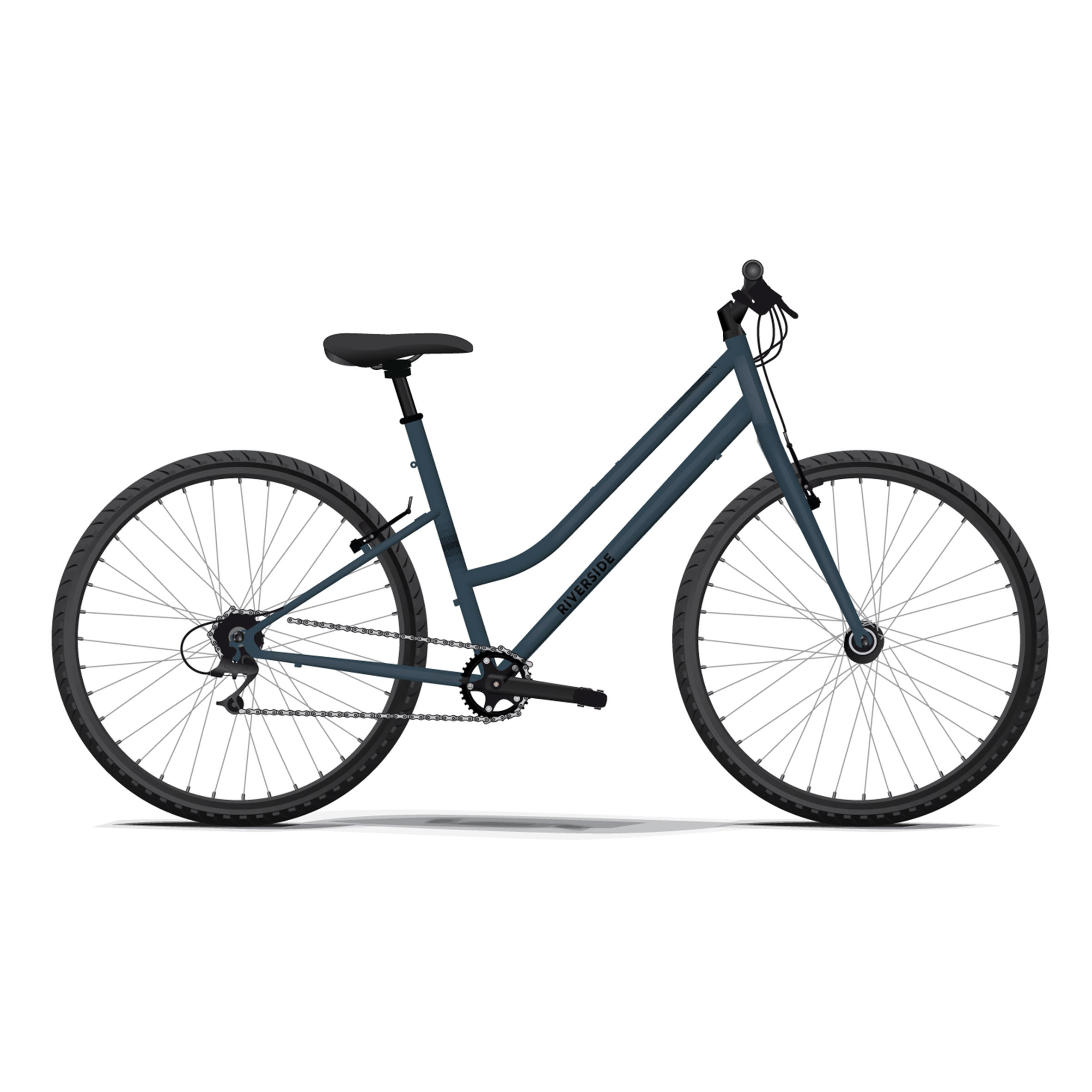Cross Bike 28 Zoll Riverside 120 tiefer Einstieg pastellgrün 50/56