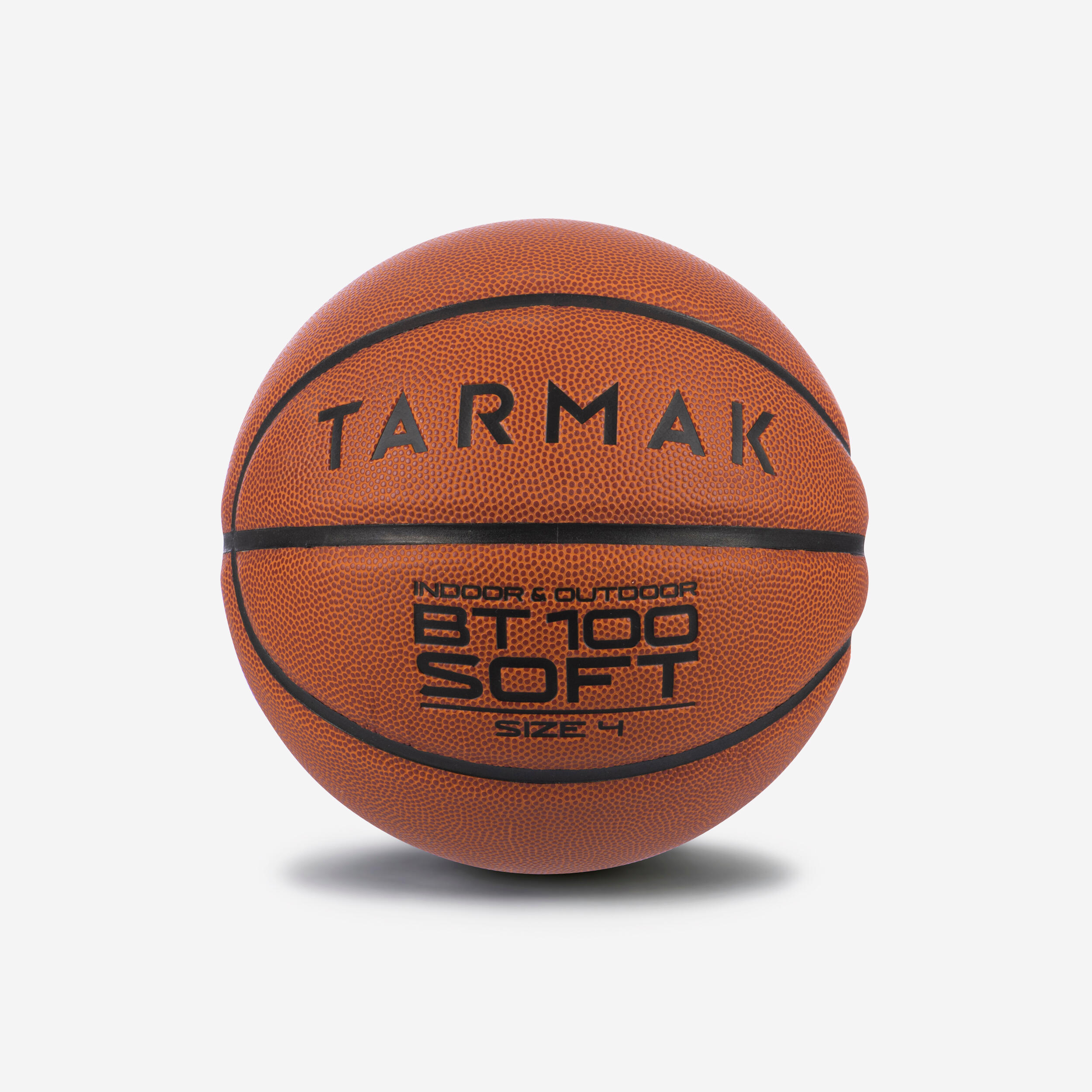 TARMAK BT100 Kids' Size 4 Beginner Basketball, Under Age 6 - Orange