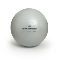 BALLON DE GYM SISSEL SECURE MAX FITNESS TAILLE 3 - 75 CM GRIS