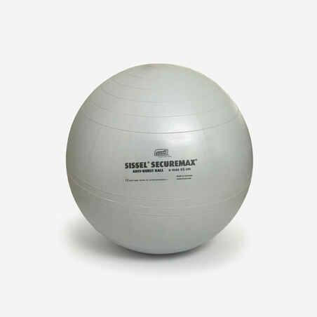 Gym Ball Secure Max Fitness Size 2 65 cm - Grey