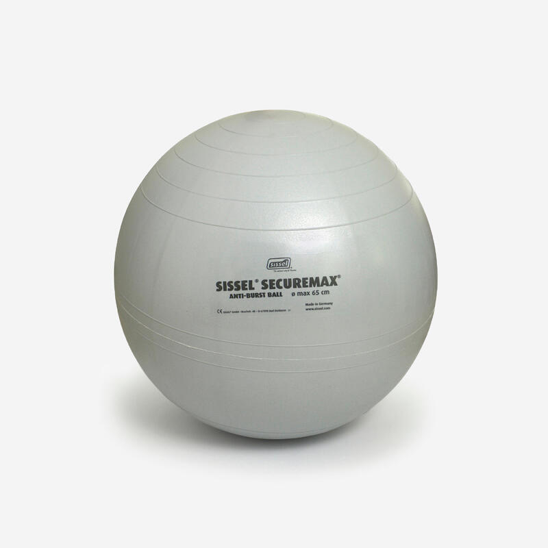 Gymnastický míč Sissel velikost M 65 cm šedý