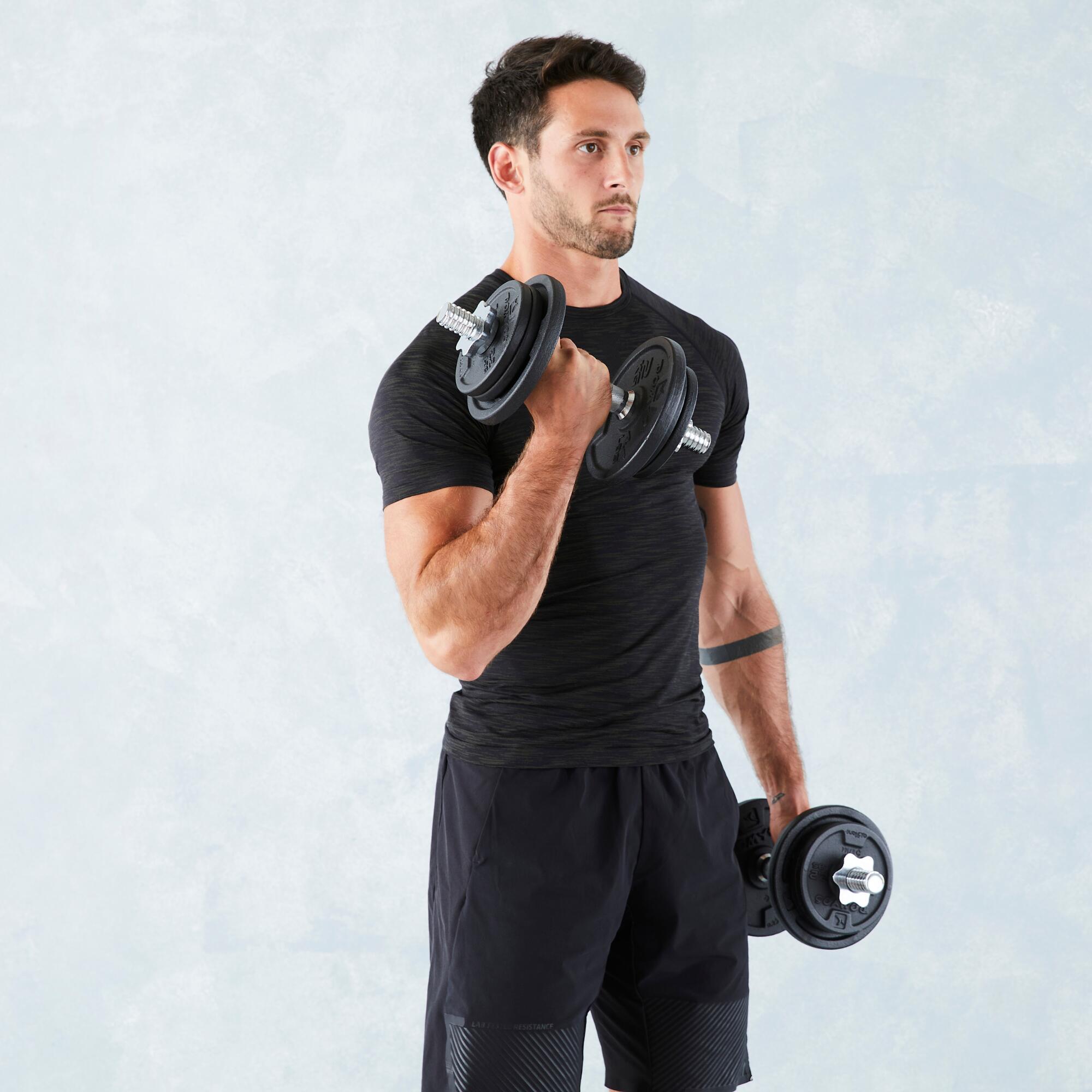 Decathlon 20kg dumbbell sale