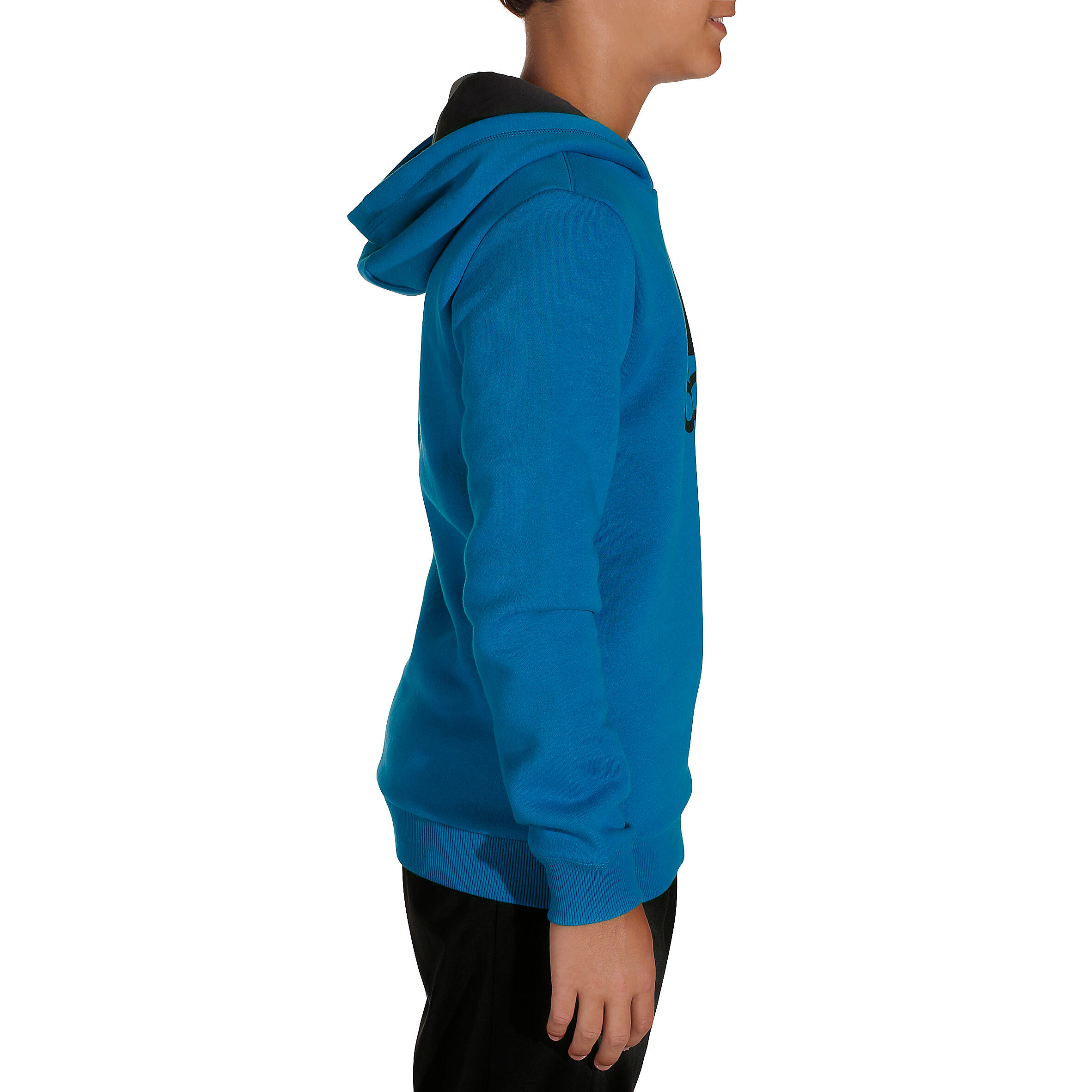 Boys' Hooded Sweatshirt - Blue 3/14