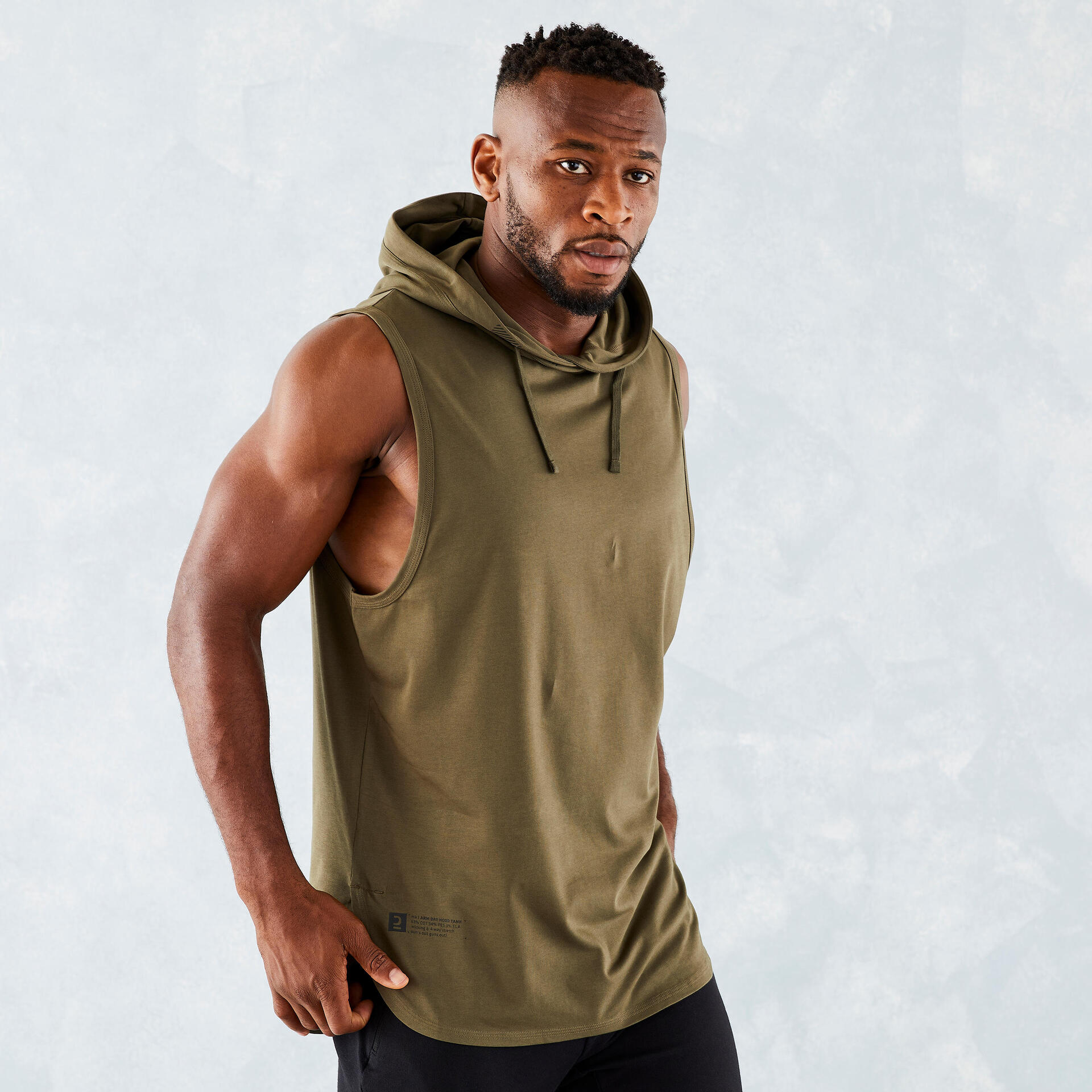 Hoodie Weight Lifting Vest Weight Training Sleeveless Hooded T