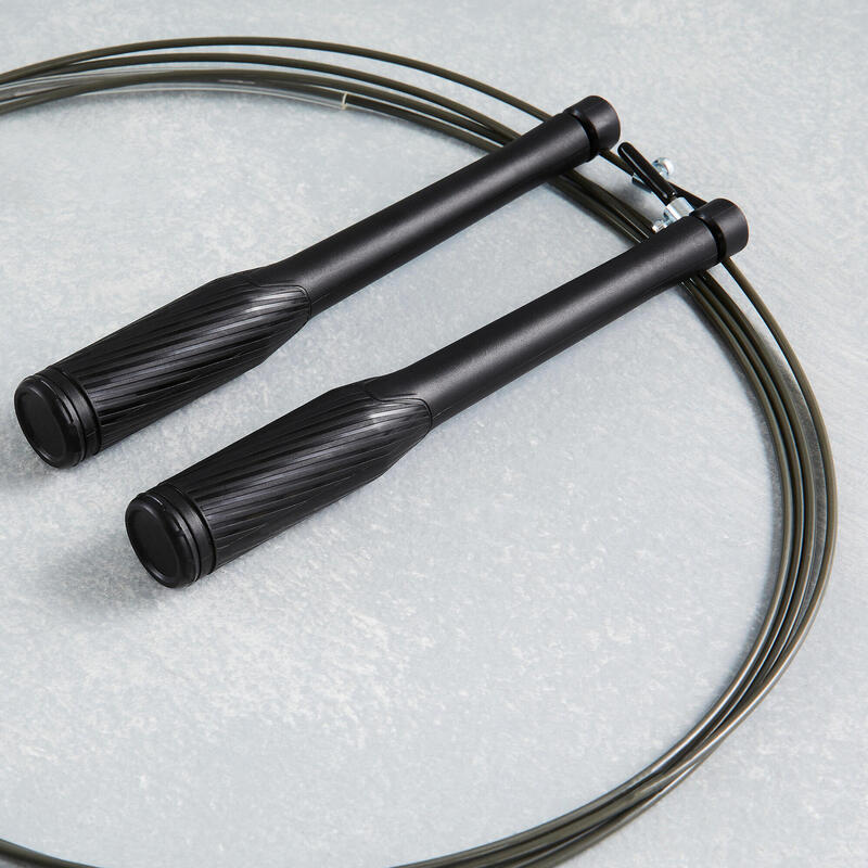 Springtouw voor crosstraining Speed Rope zwart