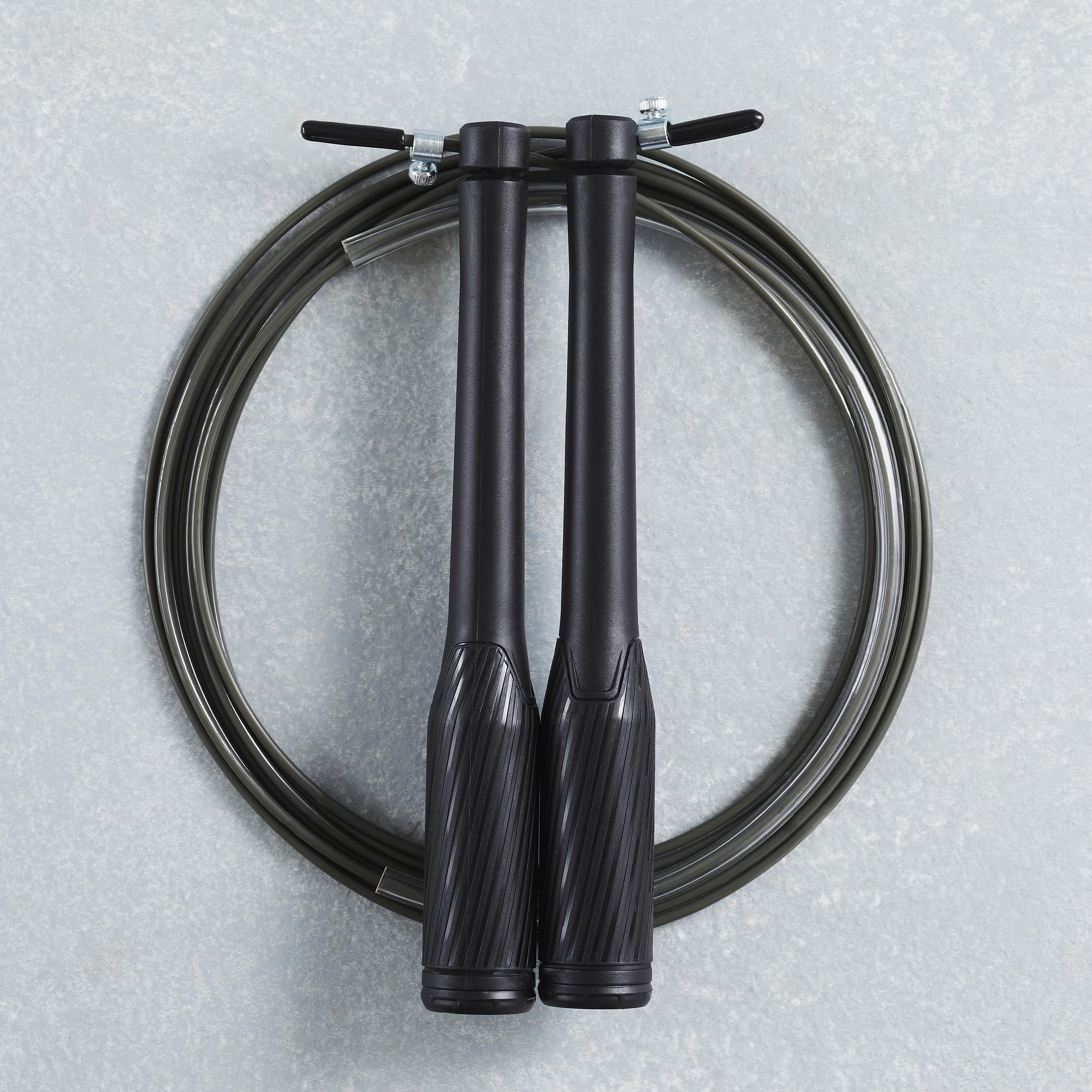 

Speed Skipping Rope - Black -  By DOMYOS | Decathlon