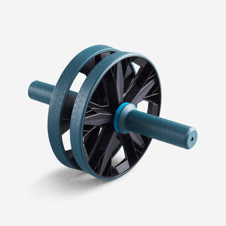 Roue abdominale musculation - Ab wheel bi-mode bleu