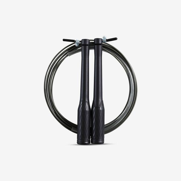 Black speed skipping rope